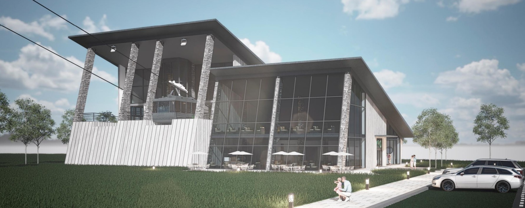 Recreación Estación Inferior Teleférico Mirador del Pas